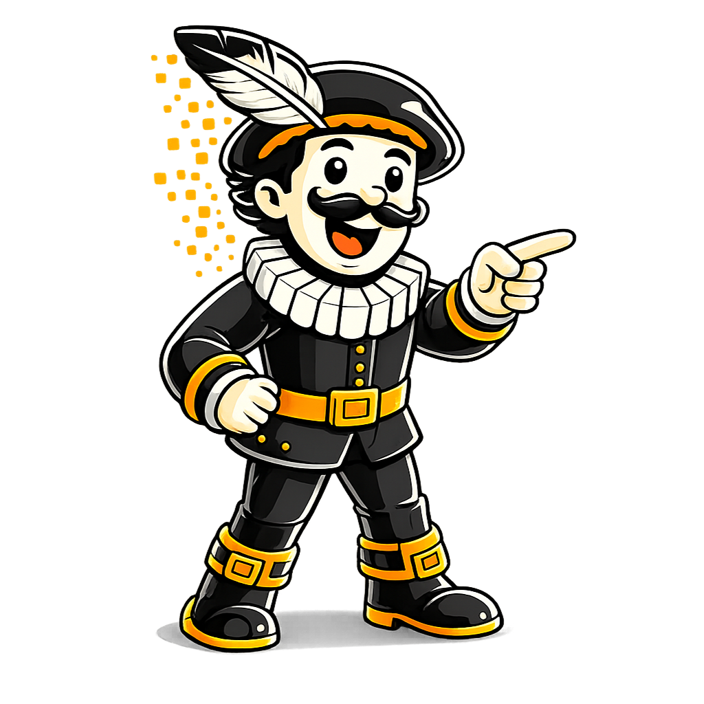 Buzz the Bard stepping into his chapter
